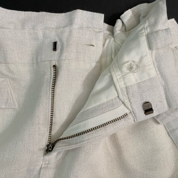 A New Day Paperbag Belted High Rise Linen Shorts Women’s Size XS pleated - Picture 12 of 14